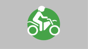 motorcycle infographic icon